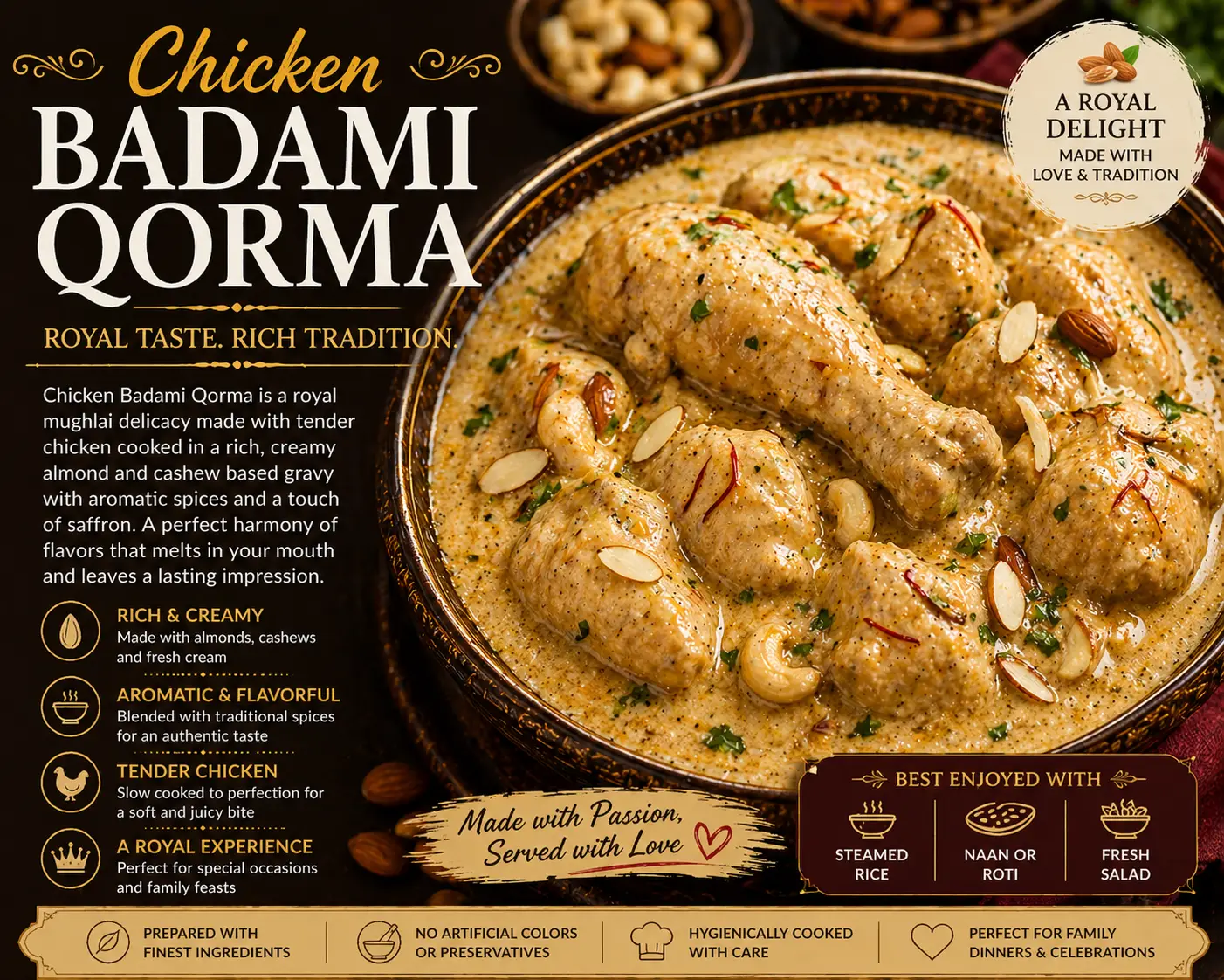 chicken badami qorma