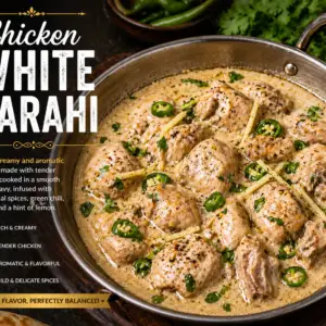 chicken white karahi