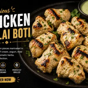 chicken malai boti