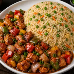 Chicken Shashlik with Rice