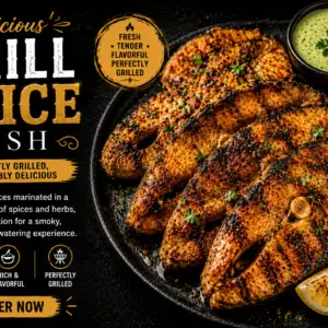 Grill Slice Fish