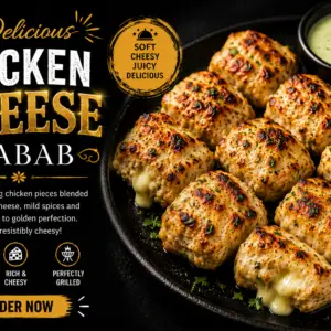 Chicken Cheese Kabab