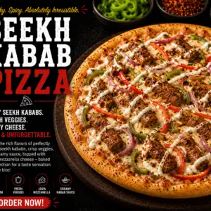 Seekh Kabab Pizza