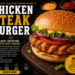 Chicken Steak Burger